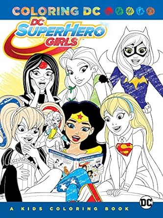 Superhero Girls Coloring Book DC