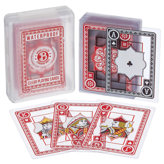 Waterproof Clear Plastic Playing Cards