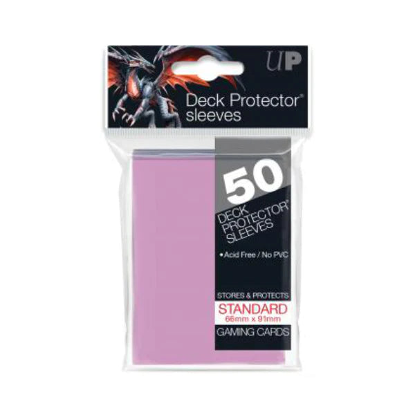 Deck Protector Pack: Solid Pink 50ct