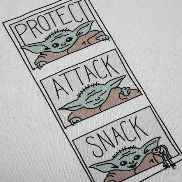 Star Wars The Mandalorian Grogu Snack Attack Tea Towel