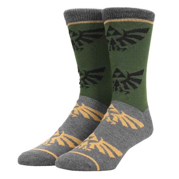 Zelda Hyrule Crest Crew Socks