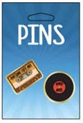 2 pc lapel pin Cassette Tape & Record