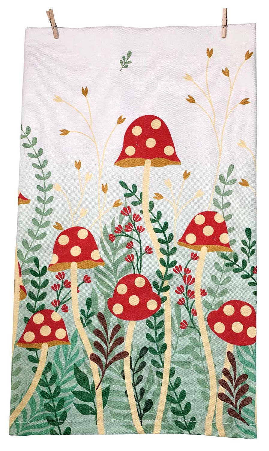 Mushroom Garden Tea Towel- 2 pc Set