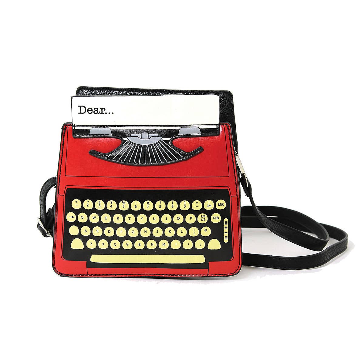 Vintage Red Type Writer X Body Bag