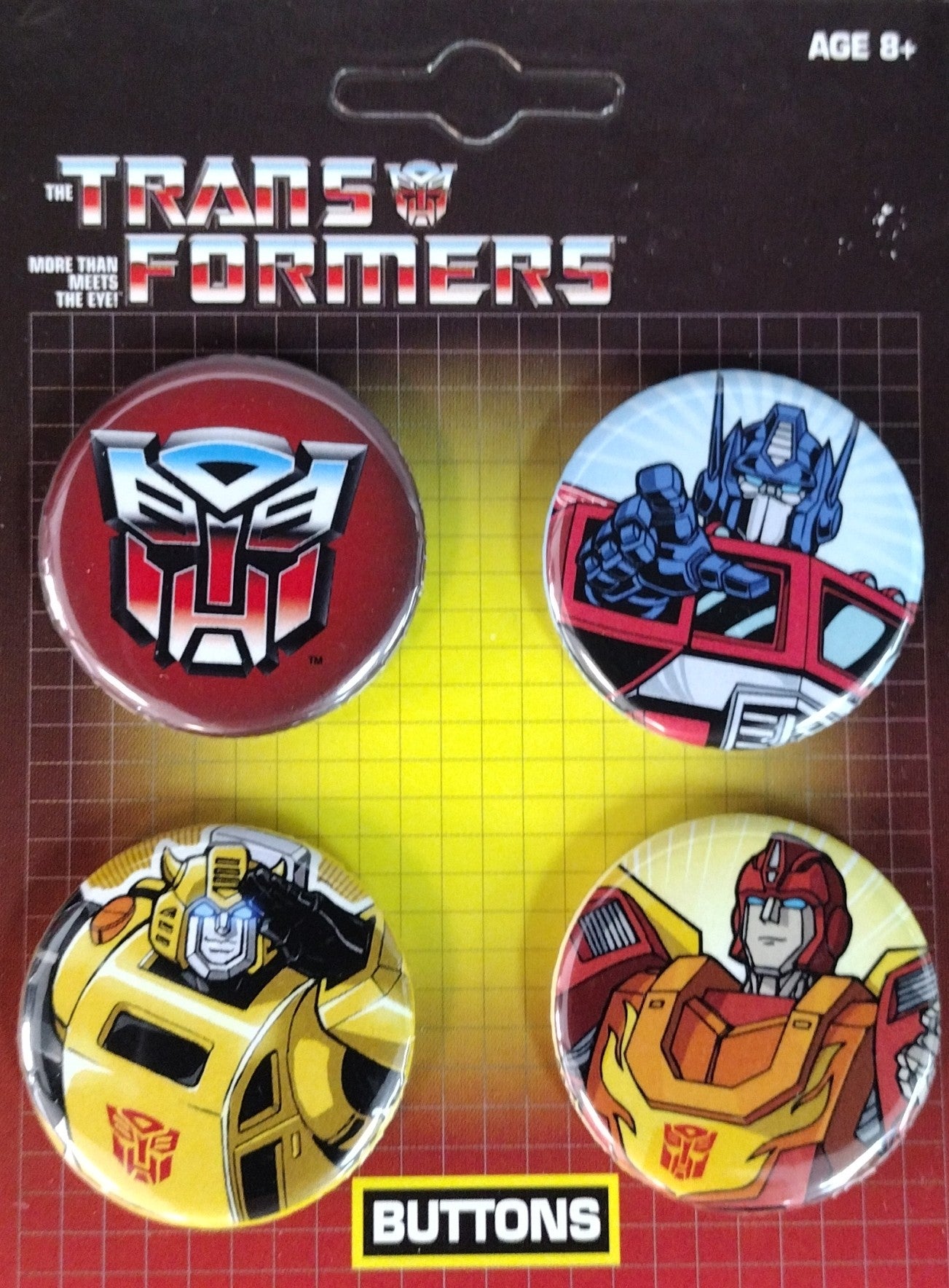 Transformers Autobots Button Set
