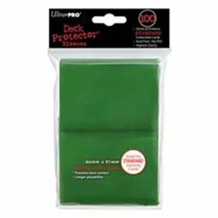 Deck Protector Pack: Green Solid 100ct
