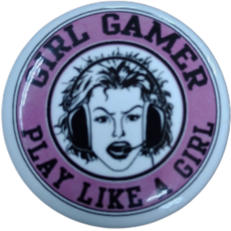 Button: Girl Gamer