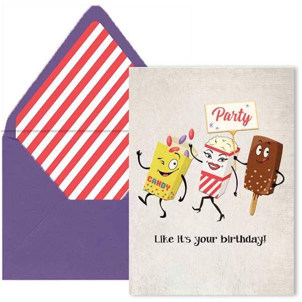 Lobby Refreshments Birthday Card