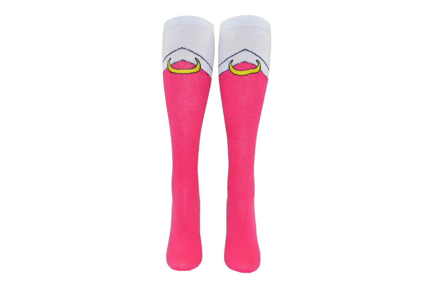 Socks: Sailor Moon Anime Pink Cosplay Knee High