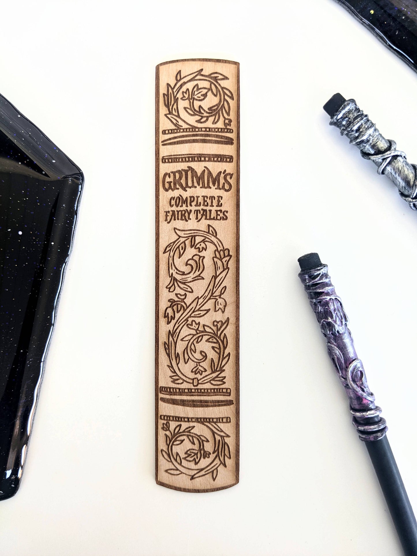Grimms Fairytales Wooden Bookmark