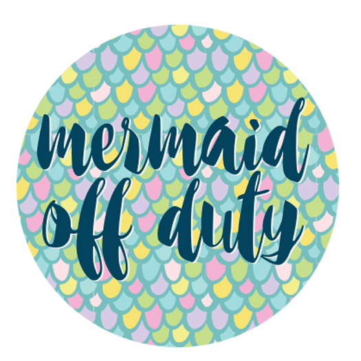BT788-  Mermaid Off Duty 1.25" Button