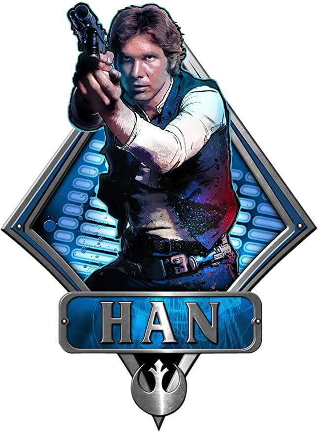 Star Wars Han Solo Die Cut Wall Decor