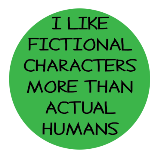 Fictional Characters 1.25" Button