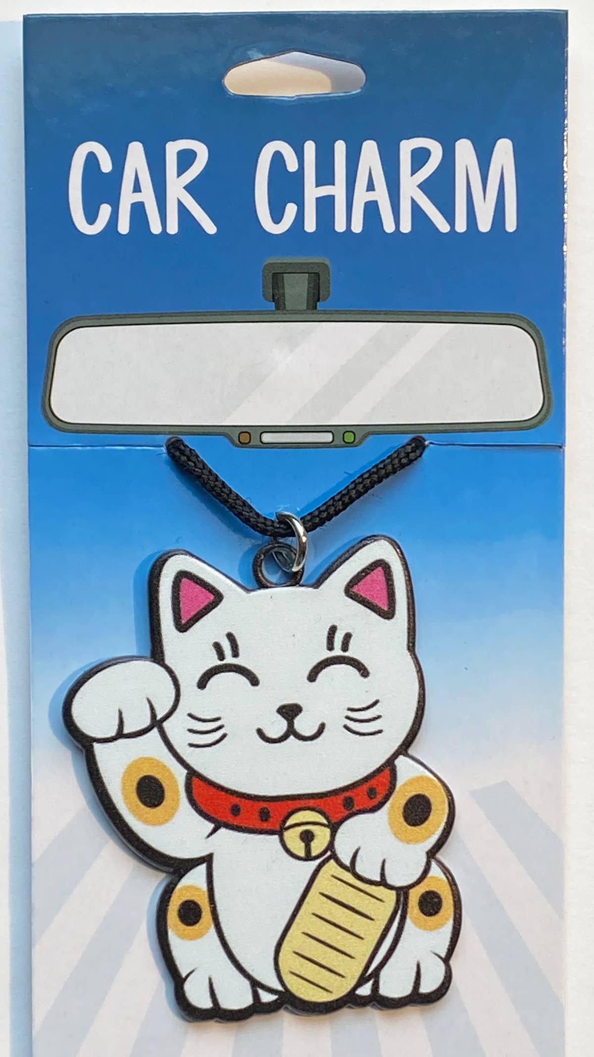 Lucky Cat Car Charm