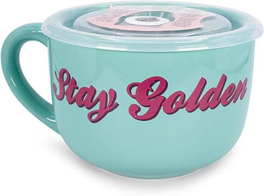 Golden Girls 24oz Ceramic Soup Mug w Vented Lid
