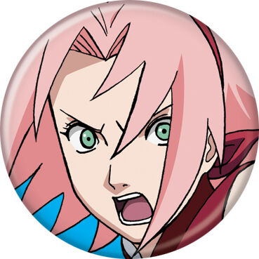 Naruto Sakura Small Button