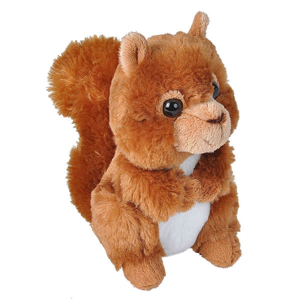 Plush: Hug 'Ems Mini Red Squirrel Stuffed Animal by Wild Republic