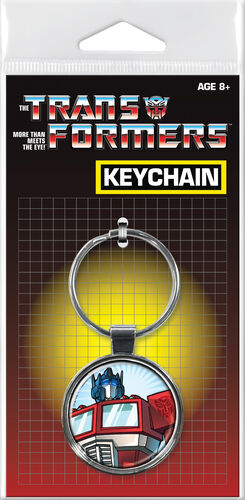 Keychain: Transformers Optimus Prime Enamel