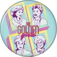 GOLDEN GIRLS CAST BUTTON 1.25"
