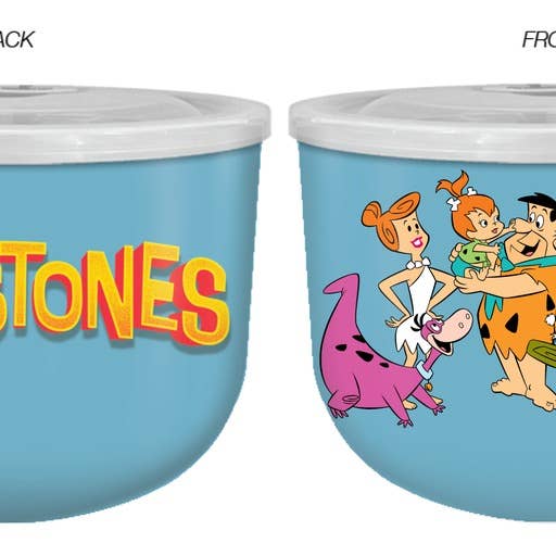The Flintstones 24oz Ceramic Soup Mug with Vented Lid