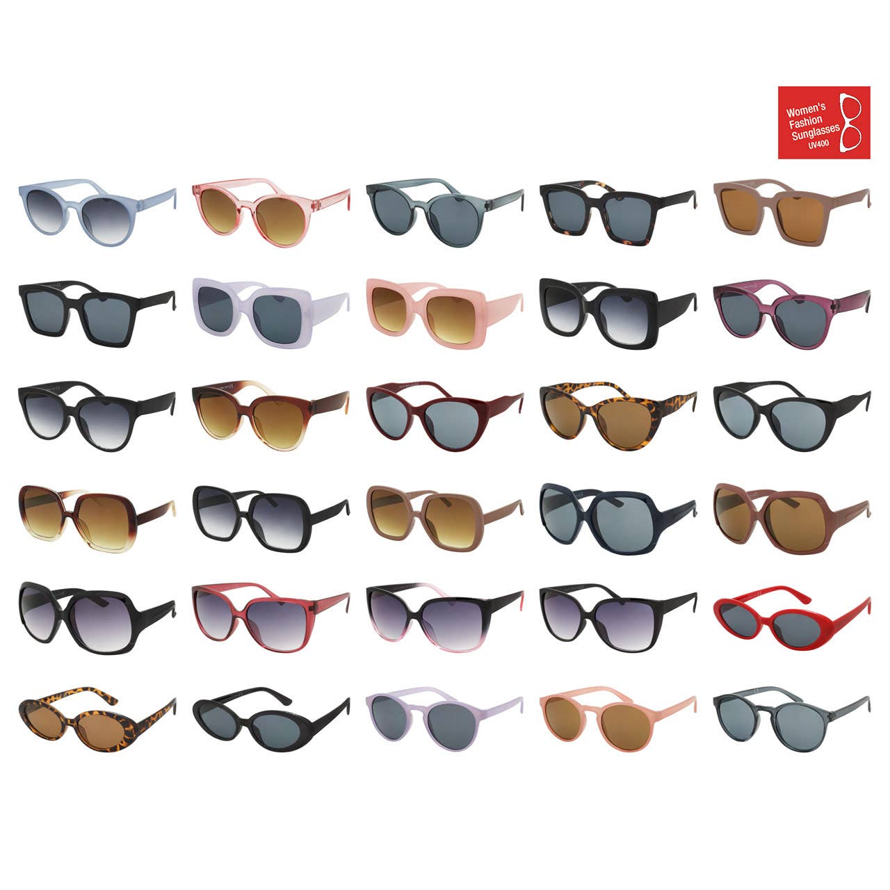 Ladies Sunglasses Mix Assorted Styles and Color Fashion New