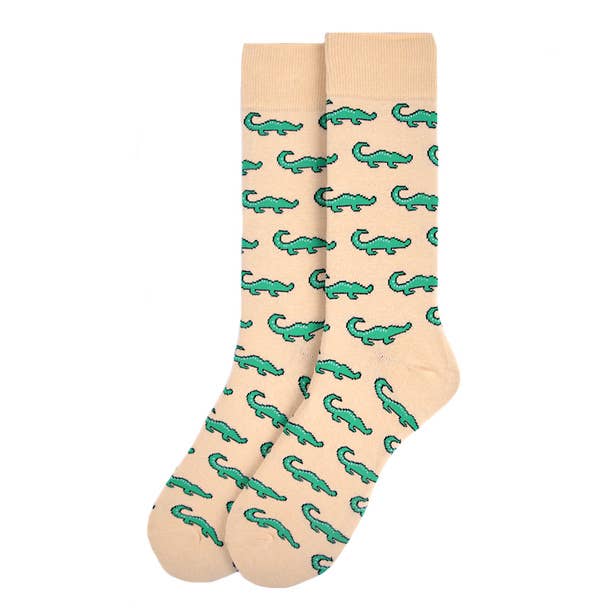 Men's Alligator Novelty Socks