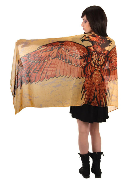 Harry Potter Fawkes Lightweight Wing Scarf