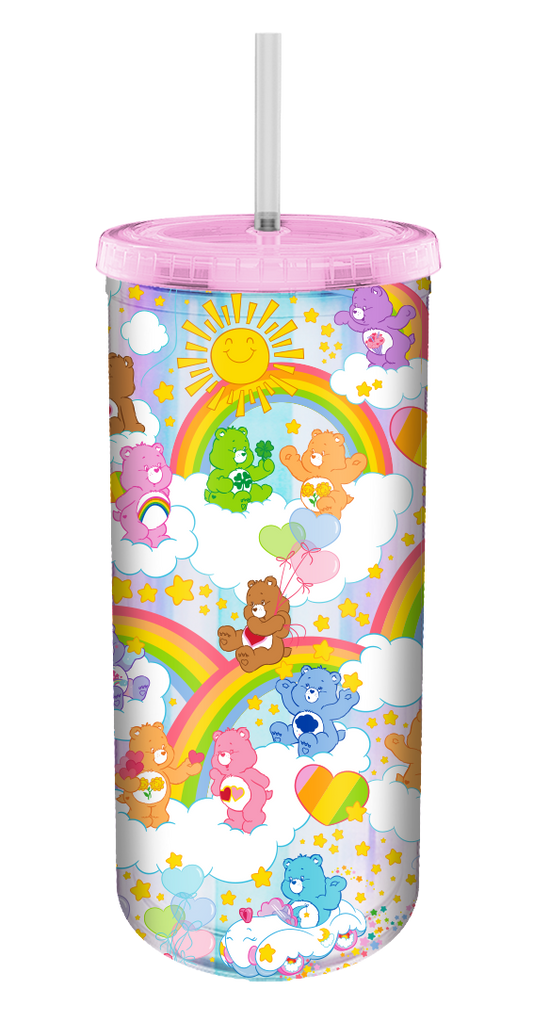 Care Bears Rainbow Iridescent 20oz. Plastic Tall Cold Cup