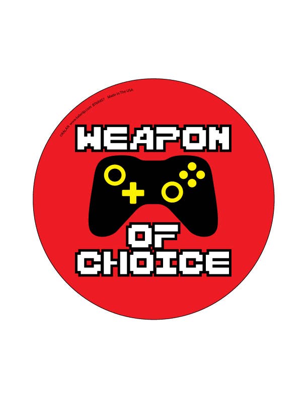 Weapon of Choice 6"  Game Controller Button