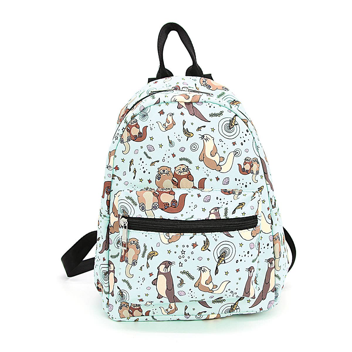 SEA OTTERS MINI BACKPACK IN POLYESTER